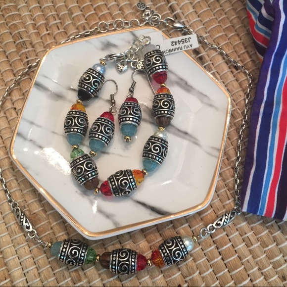 Brighton Jewelry - 🌈Retired Brighton AYU rainbow Jewelry set🌈